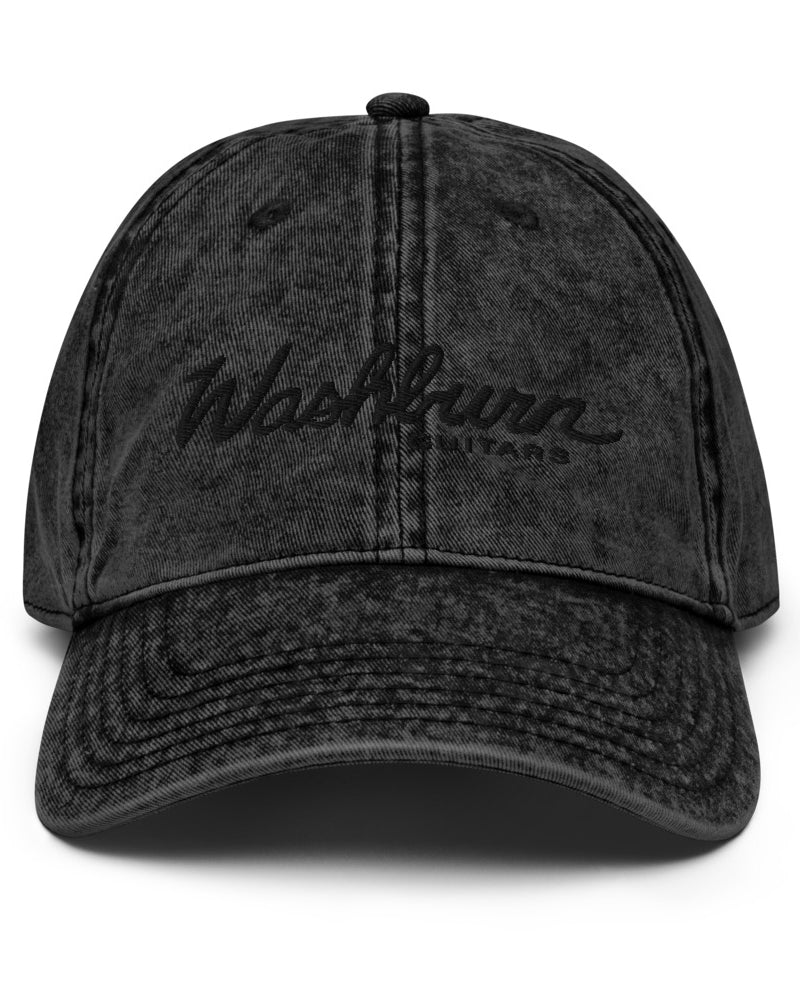 Washburn Vintage Style Embroidered Hat - Black - Photo 3