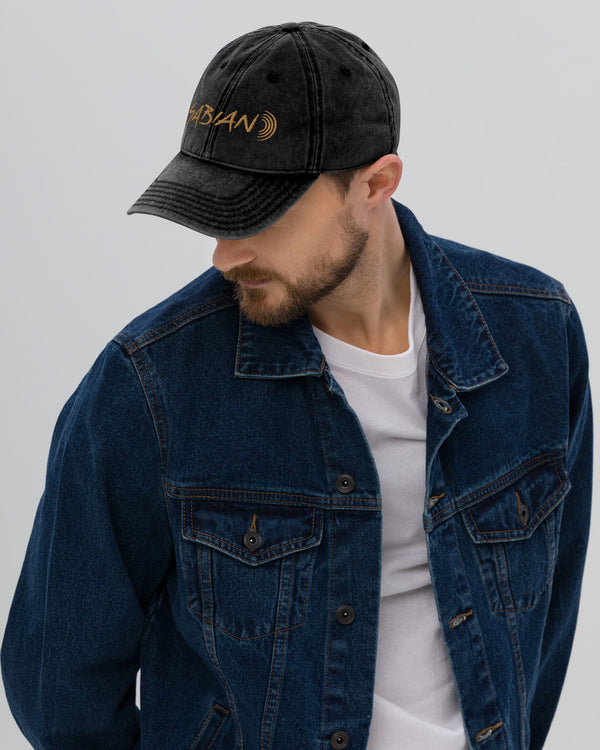Leather Patch - Unstructured Cotton Twill Hat - Classic Blue w