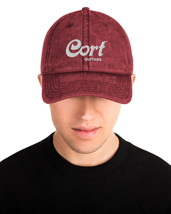 Cort Guitars Vintage Cotton Twill Baseball Cap  - Red