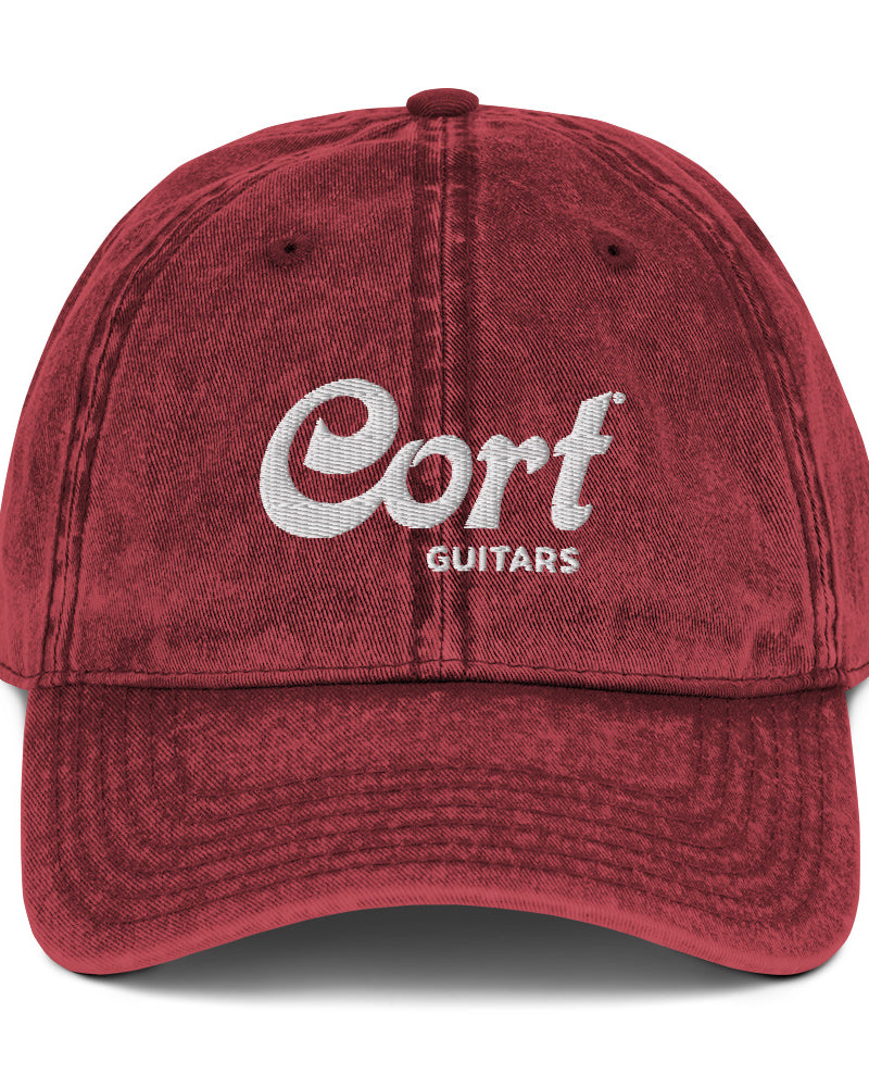 Cort Guitars Vintage Cotton Twill Baseball Cap - Red - Photo 2