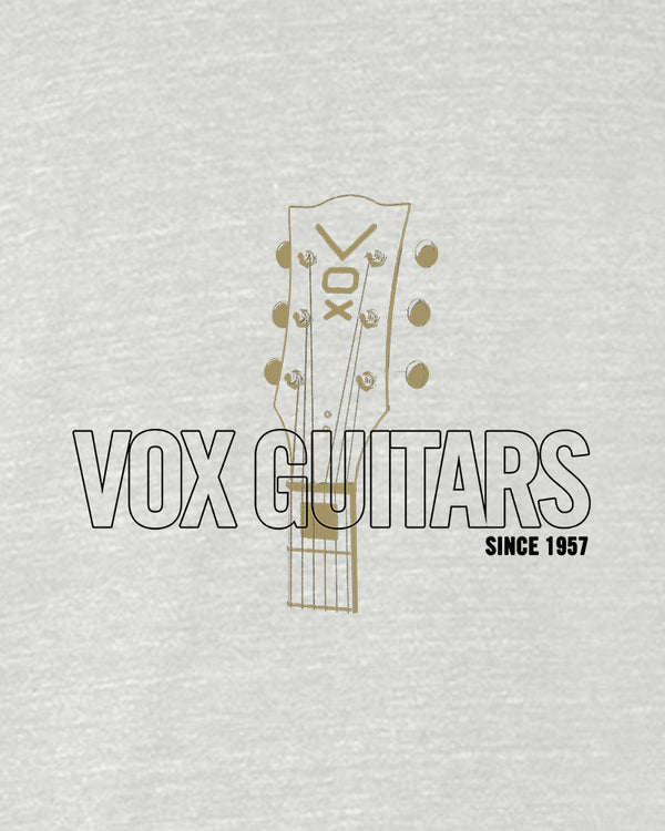 VOX Guitars Short Sleeve Unisex T-Shirt - Ash - Photo 2