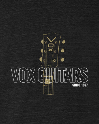 VOX Guitars Unisex Zip Hoodie  - Heather Gray