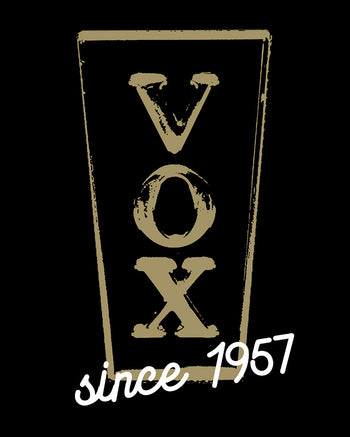 VOX 1957 Long Sleeve Fitted Crew  - Black