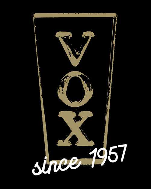 VOX 1957 Long Sleeve Fitted Crew  - Black