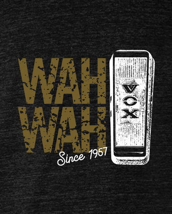 VOX Wah Wah Short Sleeve Tri-Blend T-Shirt  - Heather Black