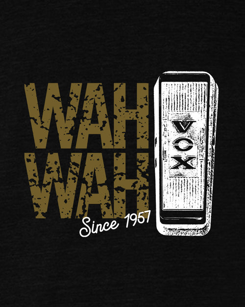 VOX Wah Wah Short Sleeve Unisex T-Shirt  - Heather Black