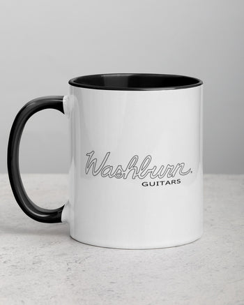 Washburn Mug with Color Inside  - Black