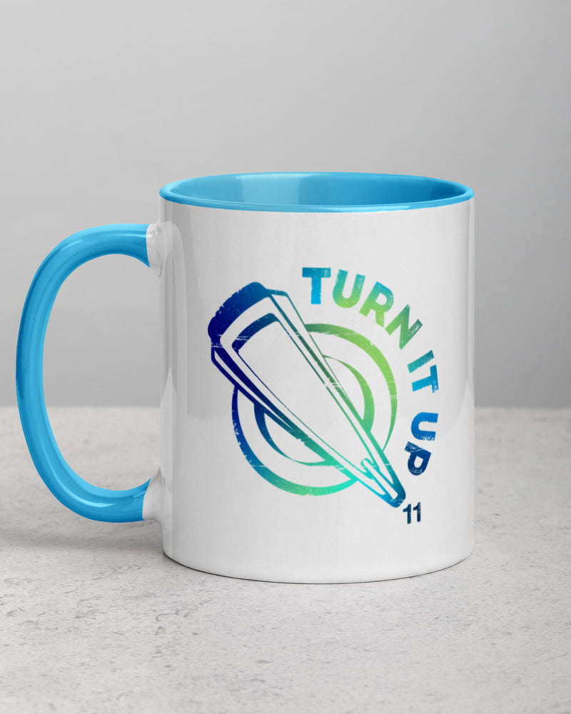 Turn It Up to 11 Mug with Color Inside - Cool Gradient - Photo 3