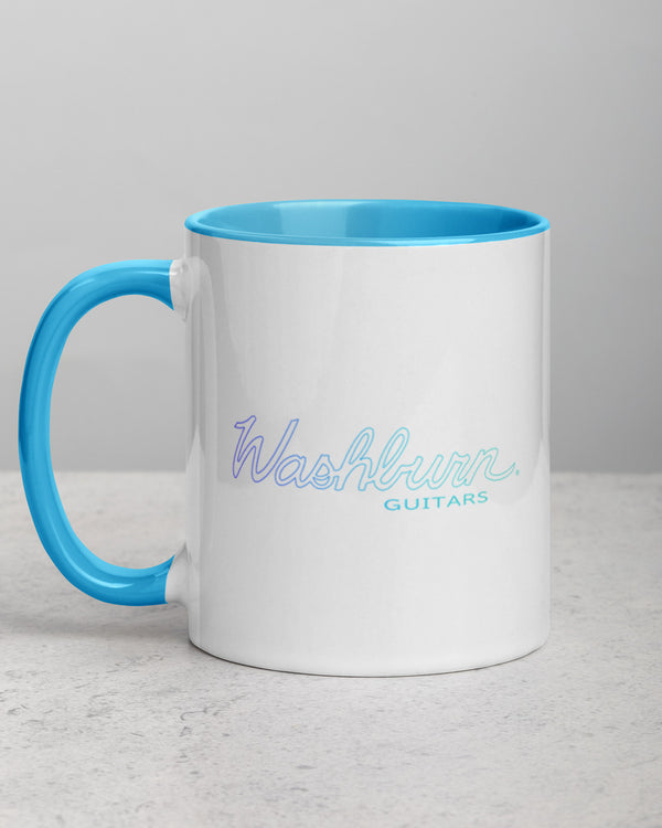 Washburn Mug with Color Inside - Neon Gradient - Photo 2