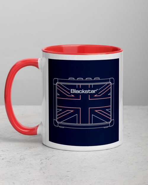 Blackstar Union Jack Line Art Mug