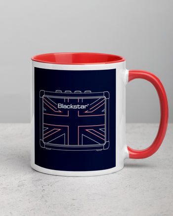 Blackstar Union Jack Line Art Mug