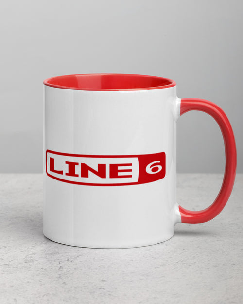 Line 6 Vintage Logo Mug  - Red