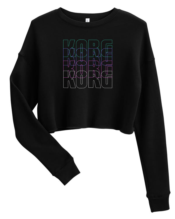 KORG Stax Crop Sweatshirt - Black - Player Wear