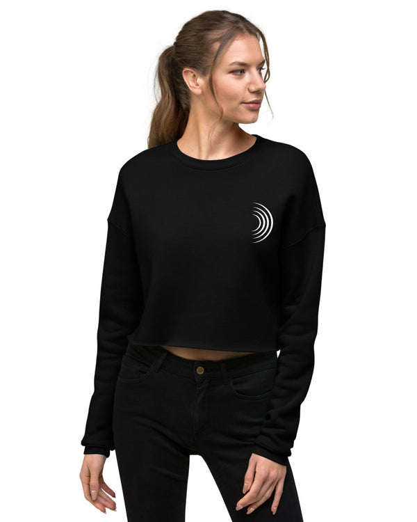 SABIAN Iconic Crop Sweatshirt - Black - Photo 5