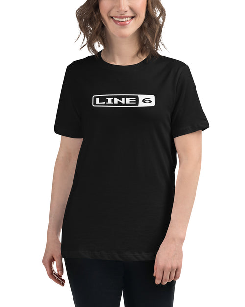 Line 6 Womens Relaxed T-Shirt  - Black