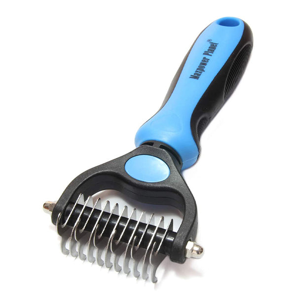 Maxpower Planet Pet Grooming Double Sided Dematting Undercoat Rake (Sm