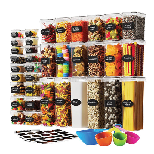 PLASTIC HOUSE Large Cereal Containers Storage Set Dispenser Approx. 4L FITS  FULL STANDARD SIZE CEREAL BOX, Airtight Cereal Container Set For Maximum  Freshness, BPA-FREE Large Cereal Storage Container, 9.44 x 4.4 x