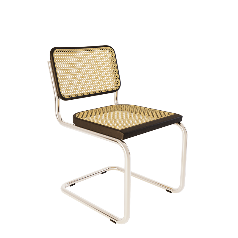 Marcel Breuer Cesca Cane Chair Set of 4 - Iconic Bauhaus Desig