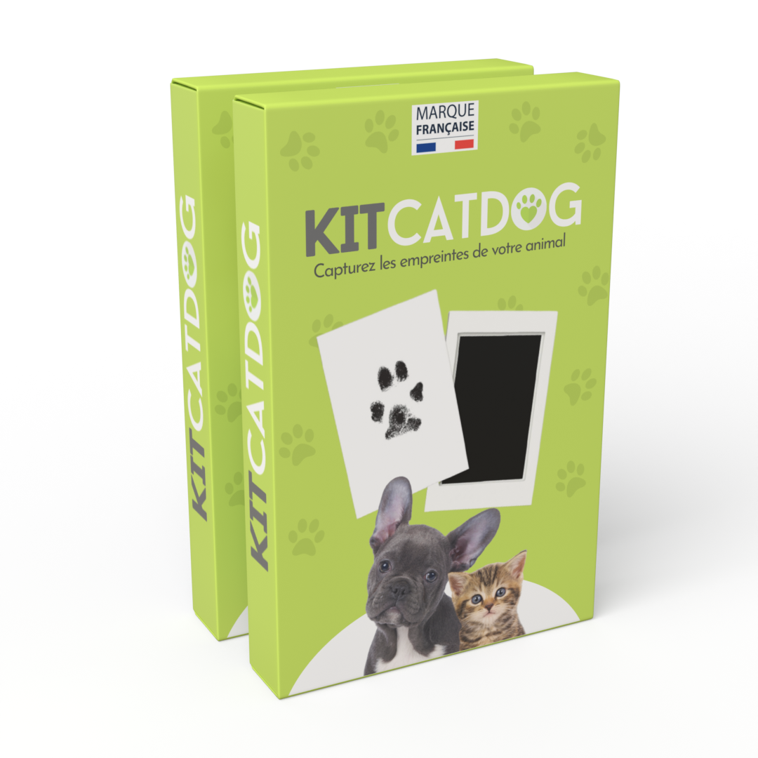 Kit Empreinte Chat ou Chien, Kit d'empreintes de pattes pour Chien