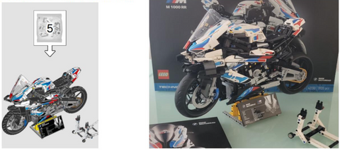 Motorverkleidung von LEGO BMW 1000 RR