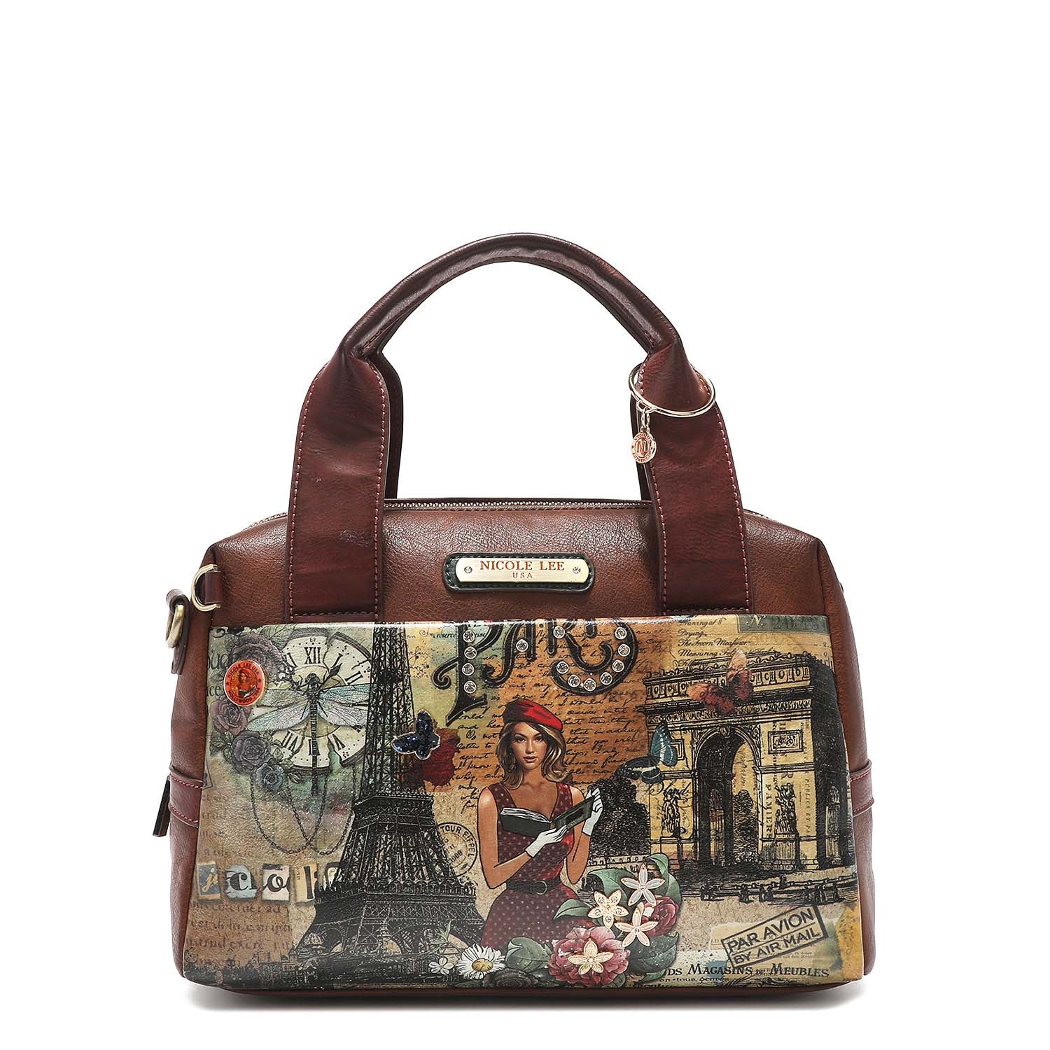 Paris Fashion Week Handbag with Optional Crossbody Strap, Embellished – Nicole  Lee Online