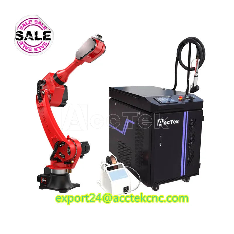Raycus MAX JPT BWT 1500W 2kw 3kw Automatic 6 Axis Robot Arm Fiber Laser Robotic Welding Machine For Corner Welding Laser Welders - Image 3