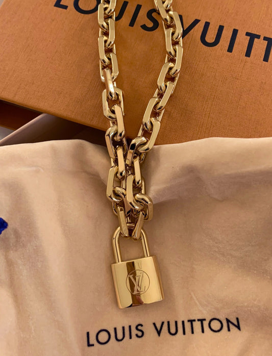 Vintage Louis Vuitton Dog Tag Necklace