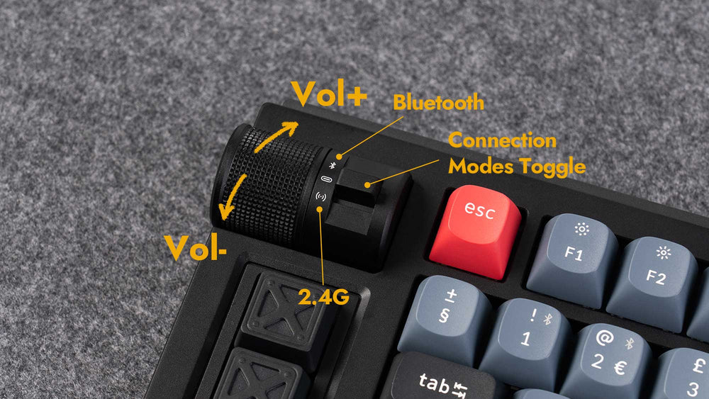 Lemokey L1 QMK Wireless Custom Mechanical Keyboard ISO Layout Collection