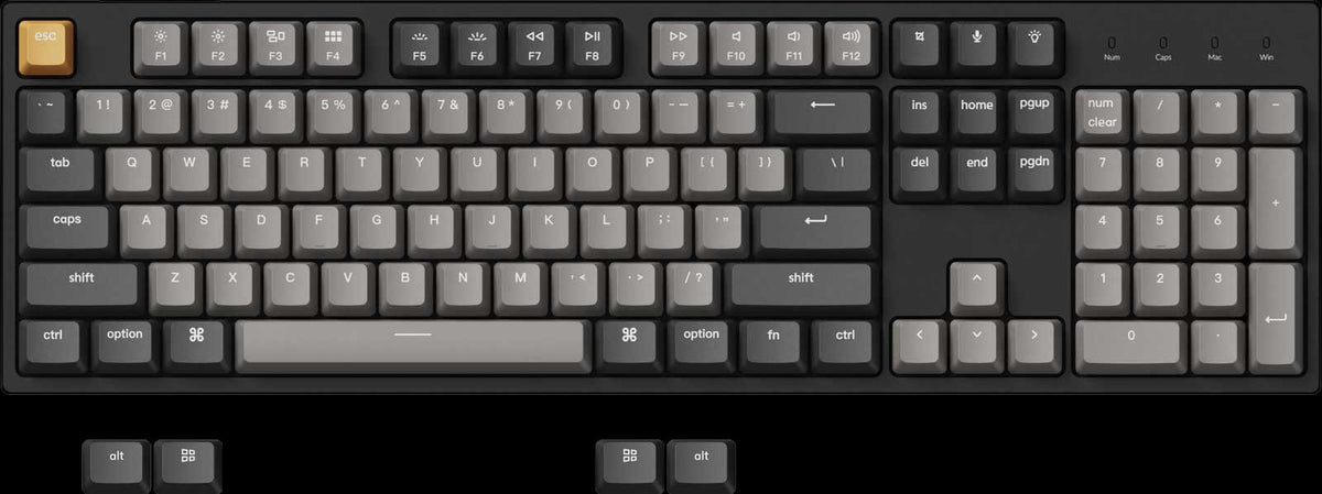 Keychron C2 Pro QMK/VIA Wired Mechanical Keyboard