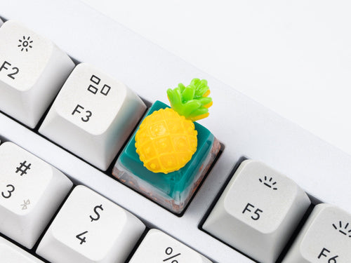 Cute Fruit Pineapple Resin Artisan Keycap