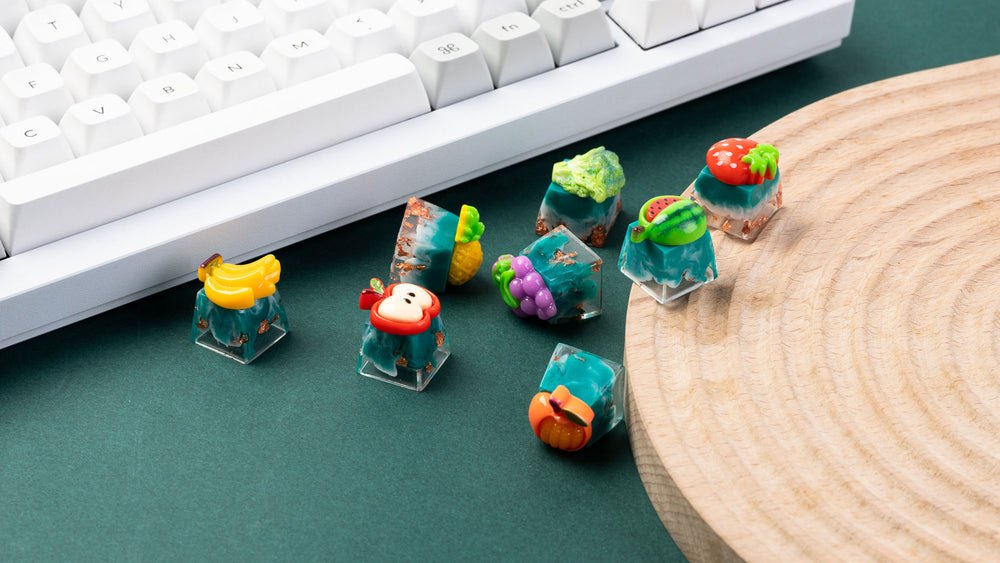 Cute Fruit Resin Artisan Keycap