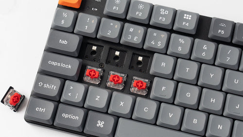 Hot-Swappable Feature of Keychron K1 Max 80% ISO Layout QMK/VIA Wireless Custom Mechanical Keyboard