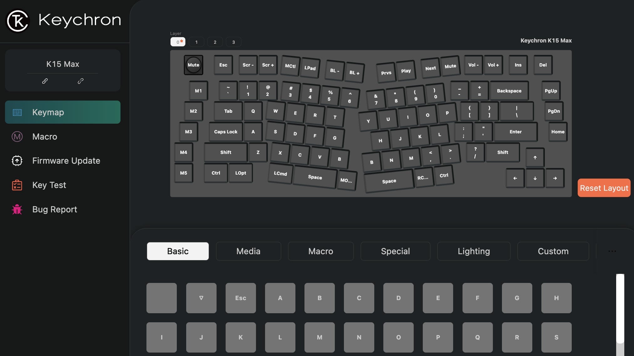 Program the K15 Max keyboard with Launcher