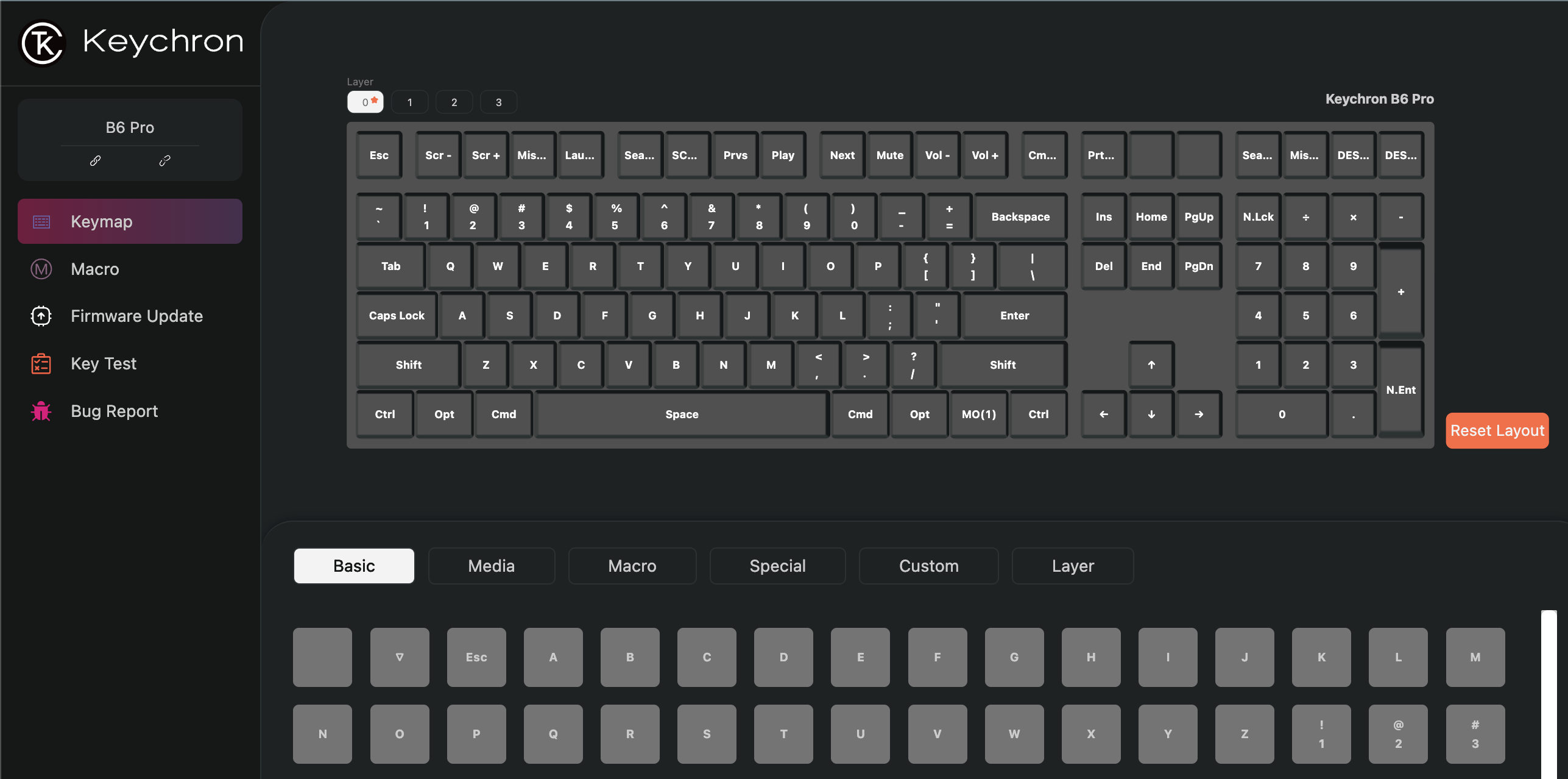 Keychron B6 Pro 100% Ultra-Slim Wireless Keyboard