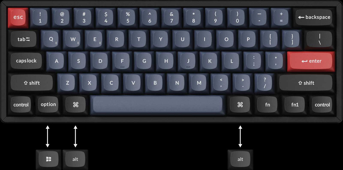 Keychron K12 Pro keyboard layout