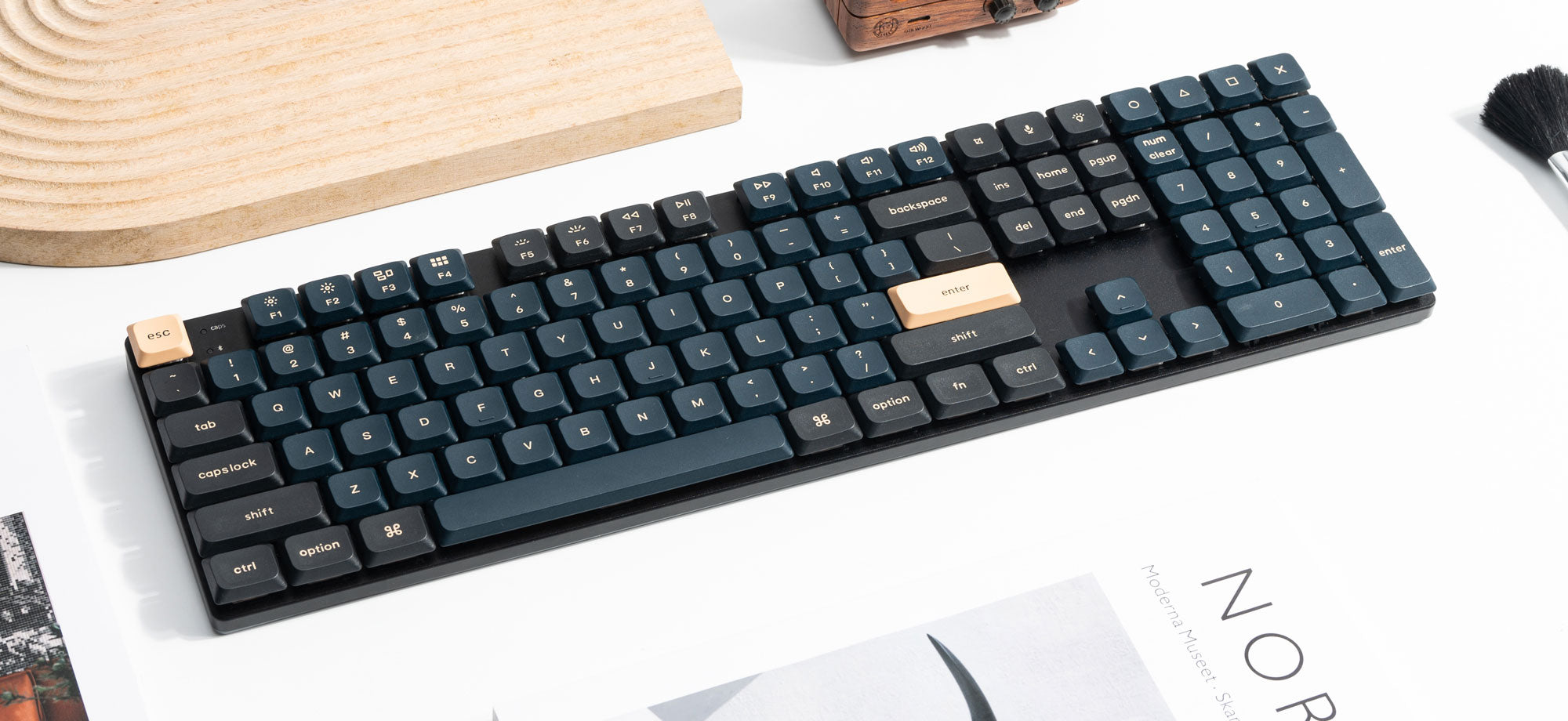 Low Profile Double Shot PBT LSA Keycap Set