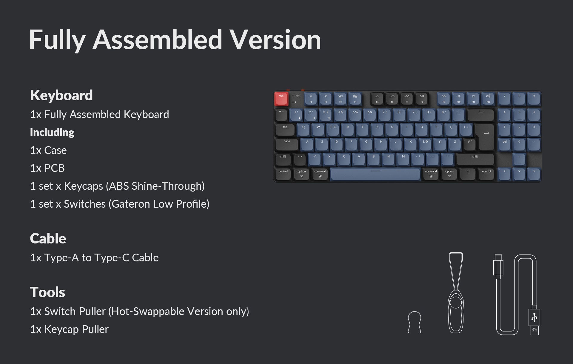 Keychron K13 Pro QMK/VIA Wireless Custom Mechanical Keyboard ISO Layout Collection