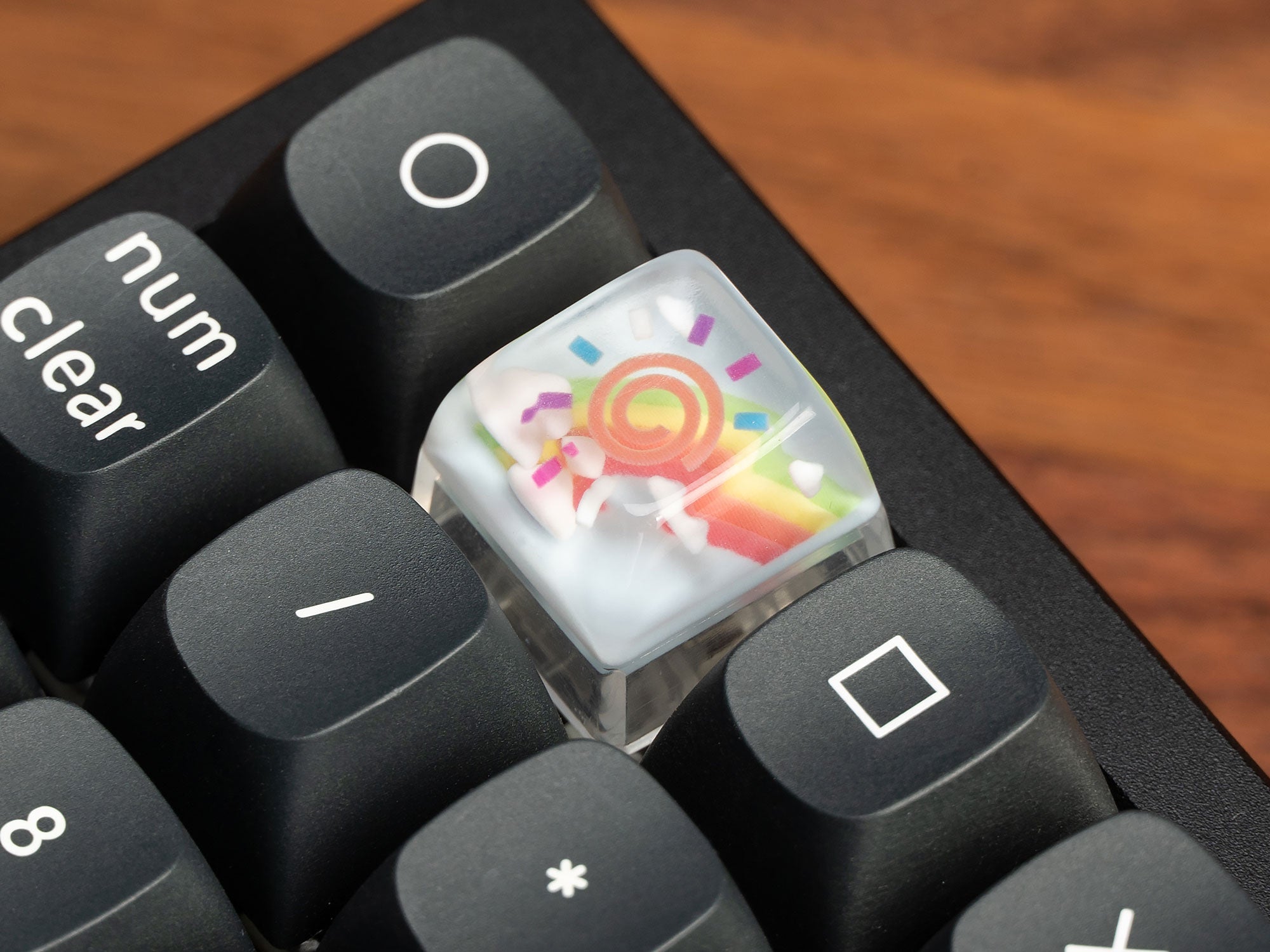 Rainbows And Sunshine Resin Artisan Keycap