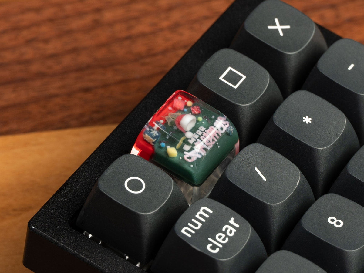 Christmas Theme Resin Artisan Keycaps
