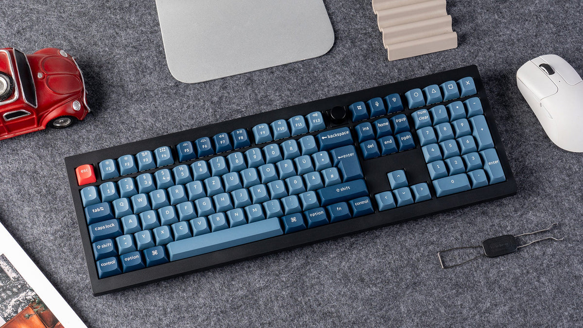 Keychron V6 Max 100% Layout QMK Wireless Custom Mechanical Keyboard ISO Layout