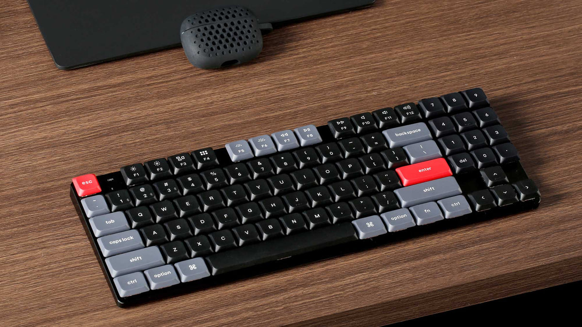 Keychron K13 Pro QMK/VIA Low-Profile Wireless Mechanical Keyboard with an ultra-slim body and hot-swappable