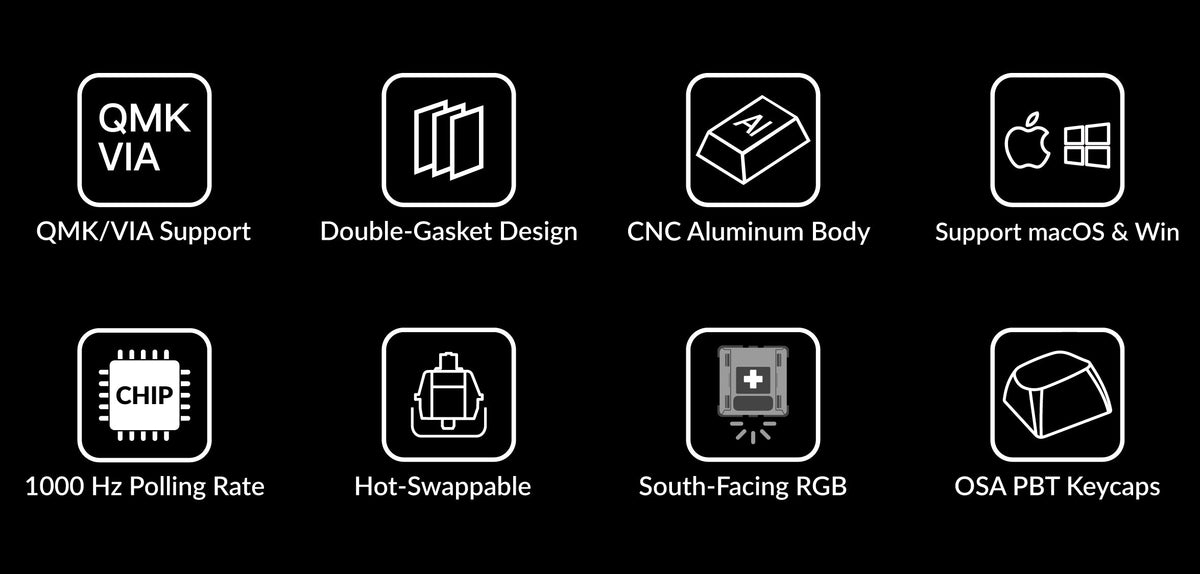 Features of Keychron Q1 knob version