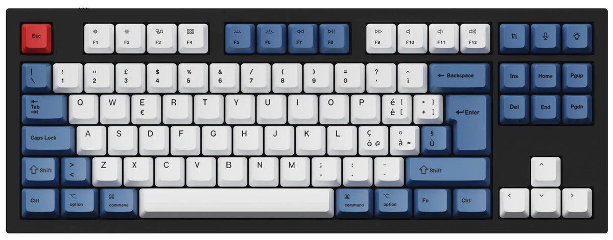 ISO & ANSI Q3 & Q4 & Q6 & K8 OEM Dye-Sub PBT Keycap Set - Blue