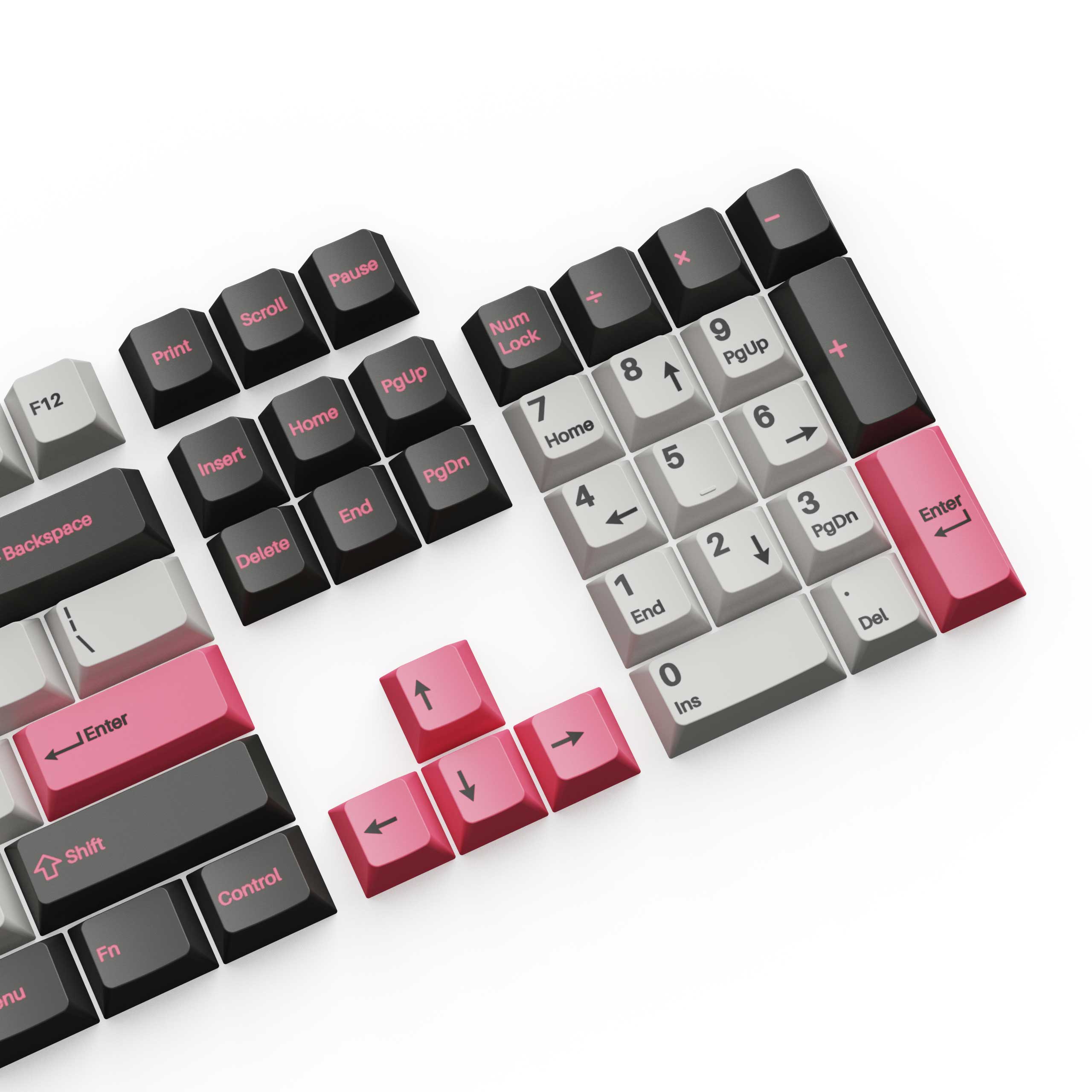 Cherry Profile Double - Shot PBT Full Set Keycaps - Dolch Pink