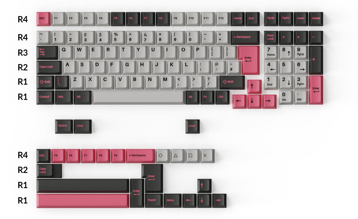 110 128 Keys Cherry Profile Pbt Keycaps Full Set Mechanical Keyboard Keycaps  Pbt Dye-sublimation Cherry Blossom Keycaps