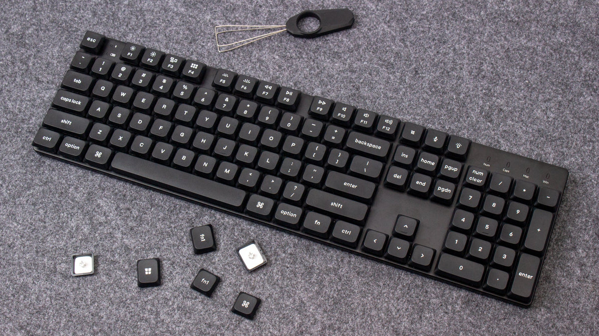 Low Profile Double Shot PBT Keycap Set