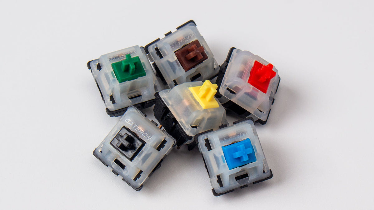 Gateron KS-3X47 Milky Top Black Bottom Switch