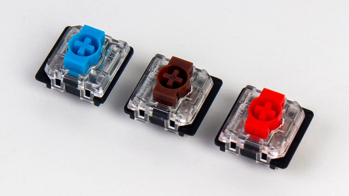 Low-profile Gateron Mechanical Switch Red Blue brown for Keychron K3 K7 wireless mechanical keyboard