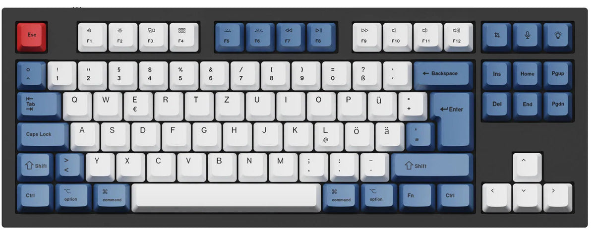 ISO & ANSI Q3 & Q4 & Q6 & K8 OEM Dye-Sub PBT Keycap Set - Blue