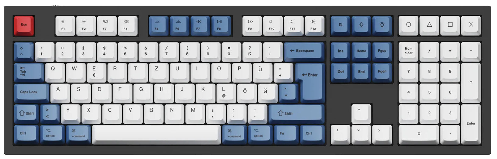 Q1 OEM Dye-Sub PBT Keycap Set - Love